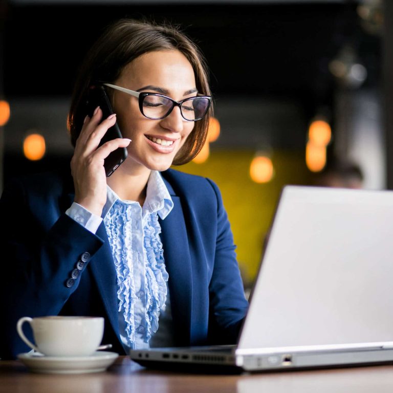 Business woman working